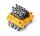 1/10 FST V8 Engine Hood & Stack- type Direct Injection Air Intake Yellow