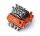 1/10 FST V8 Engine Hood & Stack- type Direct Injection Air Intake Orange