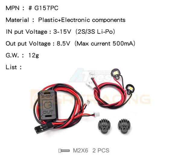1W Pro Round Spotlight LED 2S-3S