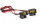 18-mm-Rechteckscheinwerfer mit Doppel-LED-Linse, Gelb