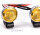 18-mm-Retro-Rund-LED-Scheinwerfer mit L-Linse, Gelb