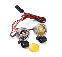 16-mm-Rund-LED-Scheinwerfer mit GRC-Maskenlinse, Gelb