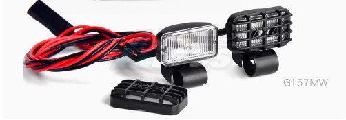 17mm Rectangular Spotlights #L-Lens Clear