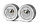 1/10 Scale 1.9 Inch Metal Wheels #G12   White