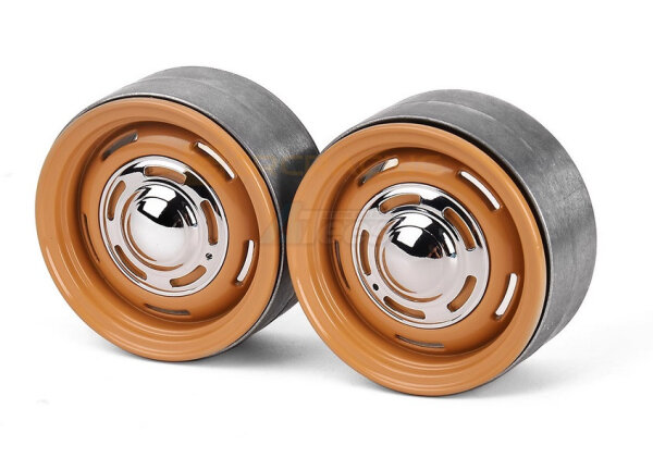 1/10 Scale 1.9 Inch Metal Wheels #G12   Desert Yellow