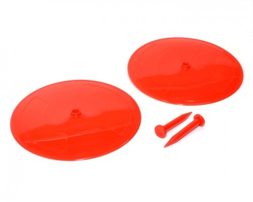 BoomRacing RC Drift Car Road-line Dish(2) Red for Miscellaneous  All BRHY00151R