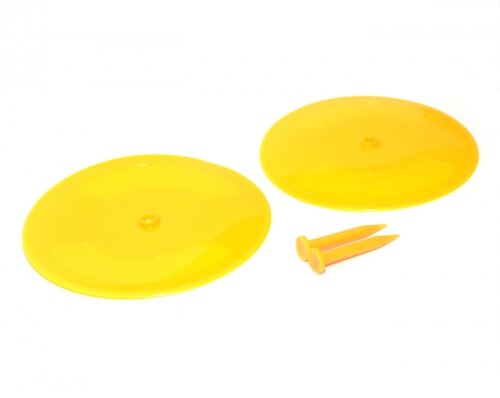 BoomRacing RC  Drift Car Road-line Dish(2) Yellow for Miscellaneous  All BRHY00151Y
